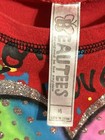 Beautees Girls Red Heart Love Graphic Glitter Short Sleeve Tee, Size M — photo 6