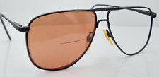 Vintage Investor Black Pilot Metal Sunglasses FRAMES ONLY