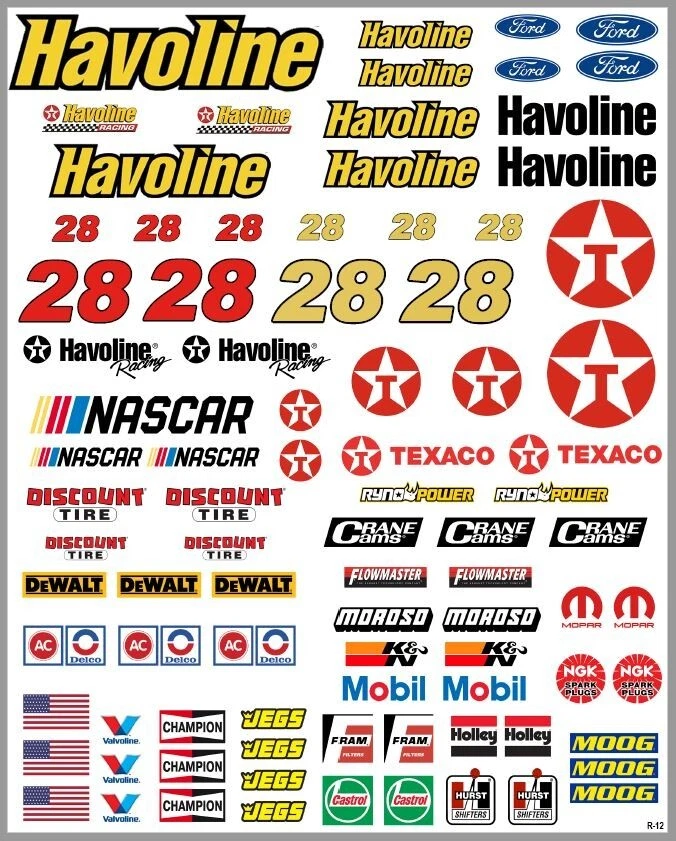 Rc sales racing decals