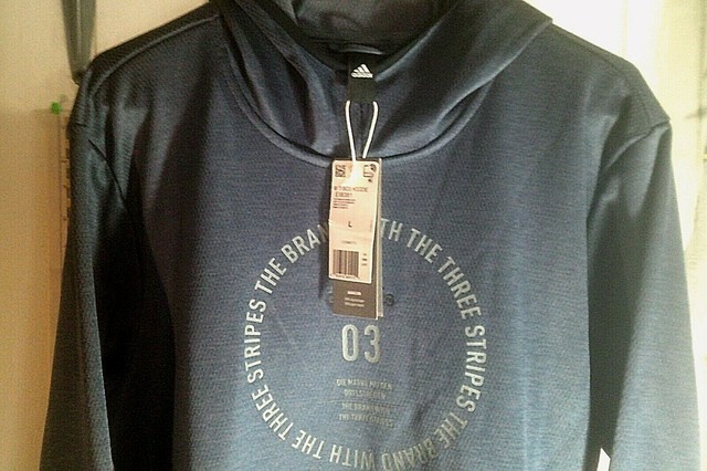 adidas the brand with the 3 stripes pullover