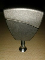 30 MöBelknopf Knopf Kunststoff Grau Silber Anthrazit Schubladengriff Griff Komod