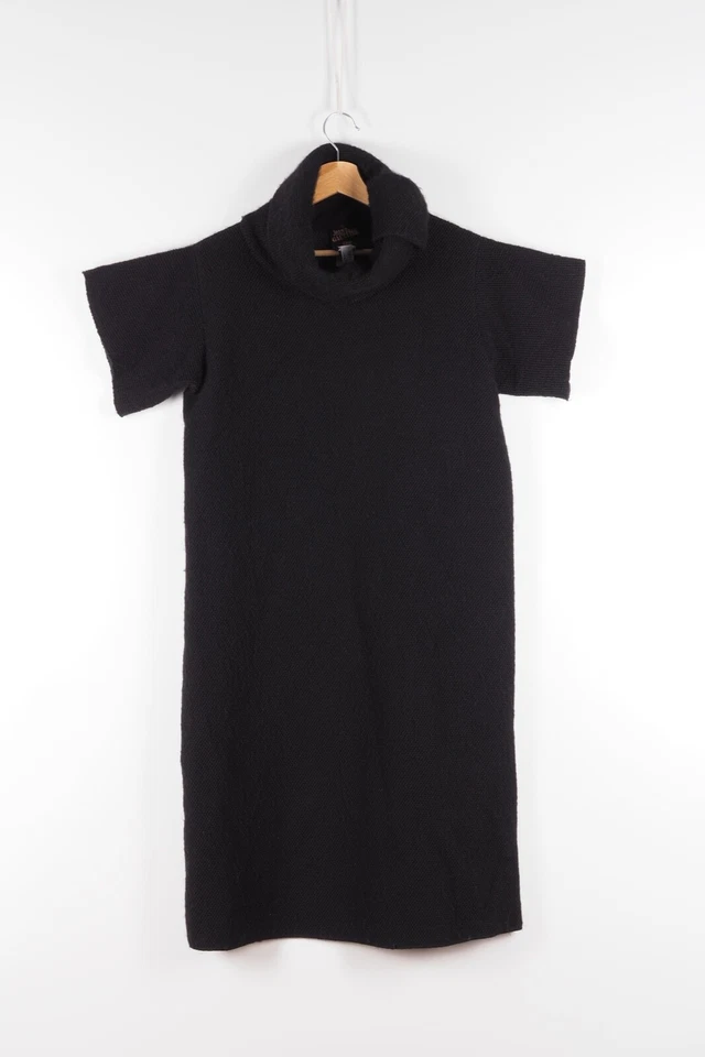 Jean Paul Gaultier Femme Vintage JPG Womens Black Wool Sweater Dress IT40 US6 - Image 3 of 4