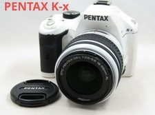 PENTAX K-X Digital SLR Camera Kit White Excellent Condition 12MP