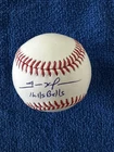 TREVOR HOFFMAN SIGNED AUTOGRAPHED HELLS BELLS  OML BASEBALL JSA CERTIFIED PADRES