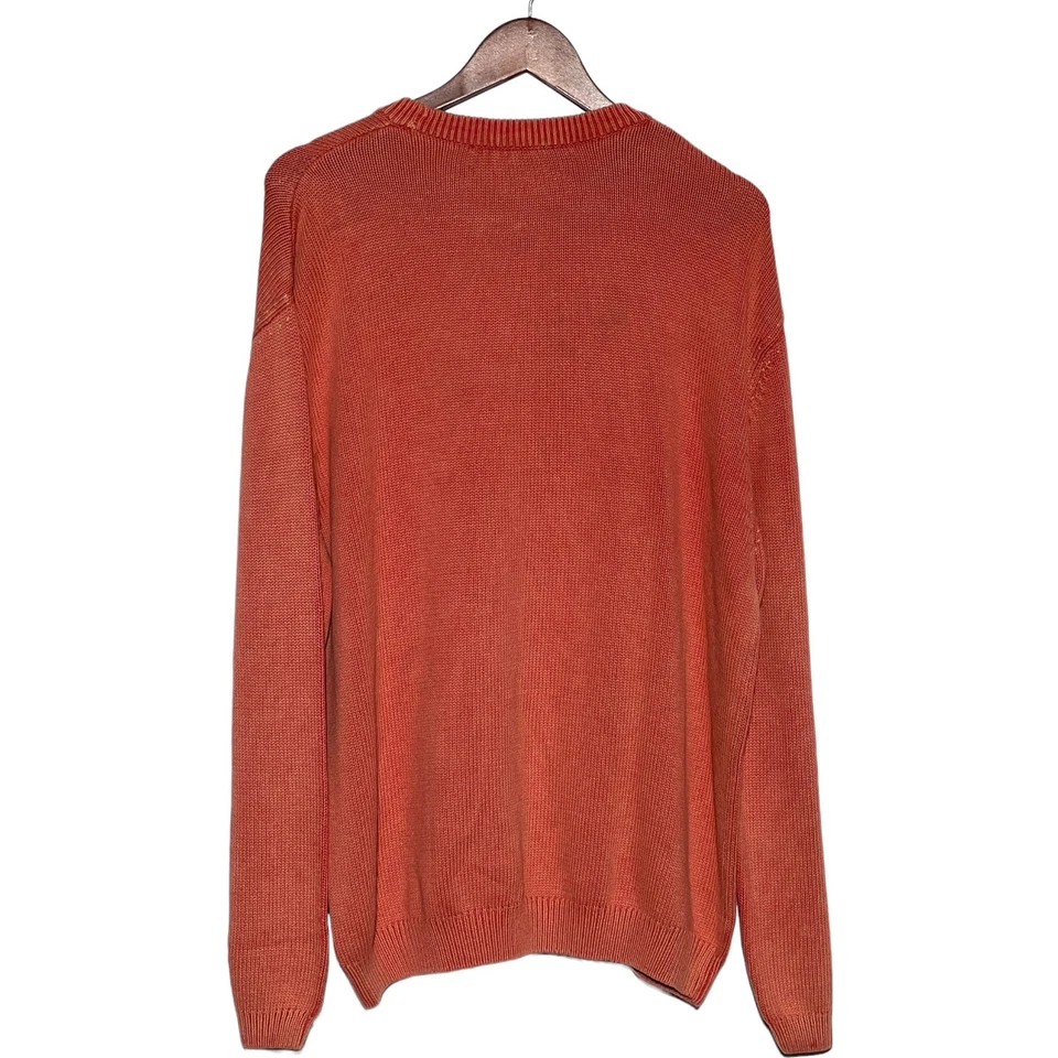 Nat Nast Luxury Originals Men's Coral Cotton Long Sleeve Pullover Sweater Large - Image 2 of 4