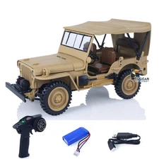 1/14 2.4GHZ Open-top  Military Car HG4 58 RC Off Road Vehicle 4WD Combat Toy