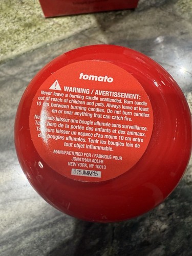 Nib 7.5 OZ Jonathan Adler Tomato (RED) Candle Pop Art Hard to find. Retired - Picture 6 of 6