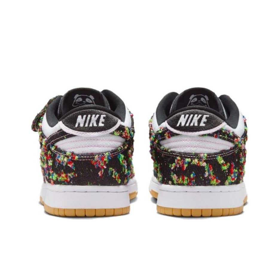 Nike Dunk Low Panda White and Gum Yellow IB2263-100 Unisex