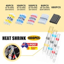 1000Pcs Waterproof Heat Shrink Connectors Solder Seal Electrical Repair