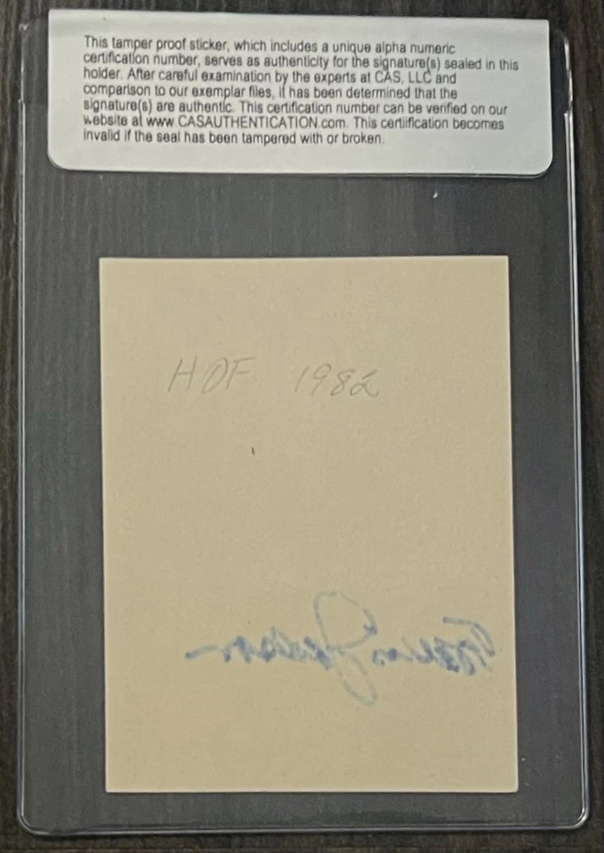 Travis Jackson Autograph &High SGC Graded Card (CAS Certified) - Image 4 of 4