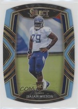 2020 Panini Select Club Level Light Blue Prizm Die-Cut Isaiah Wilson #291 4a0