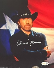 Chuck Norris Signed Autographed 8X10 Photo JSA Authentication #C