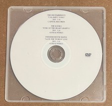The Decemberists The Kooks Swedish House Mafia RARE promo DVDr video compilation