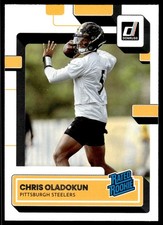 2022 Donruss Chris Oladokun Pittsburgh Steelers #180