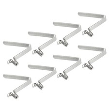 8Pcs 8.5x5mm Kayak Paddle Snaps Hollow Button Single Pin Lock Tube Spring Clips