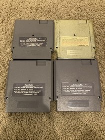 Nintendo NES System Cords + Controllers + Zapper & Game Lot Tested!