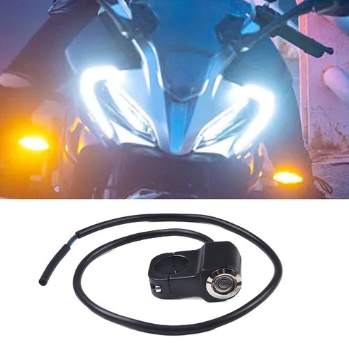 22mm Motorcycle Alloy Handlebar Switch On/Off Headlight Replacement Part Red LED - Picture 7 of 12
