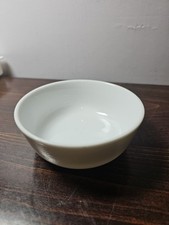 United Airlines White Small Bowl Oneida Fruit Cup Nuts Side Dish Vintage Rare