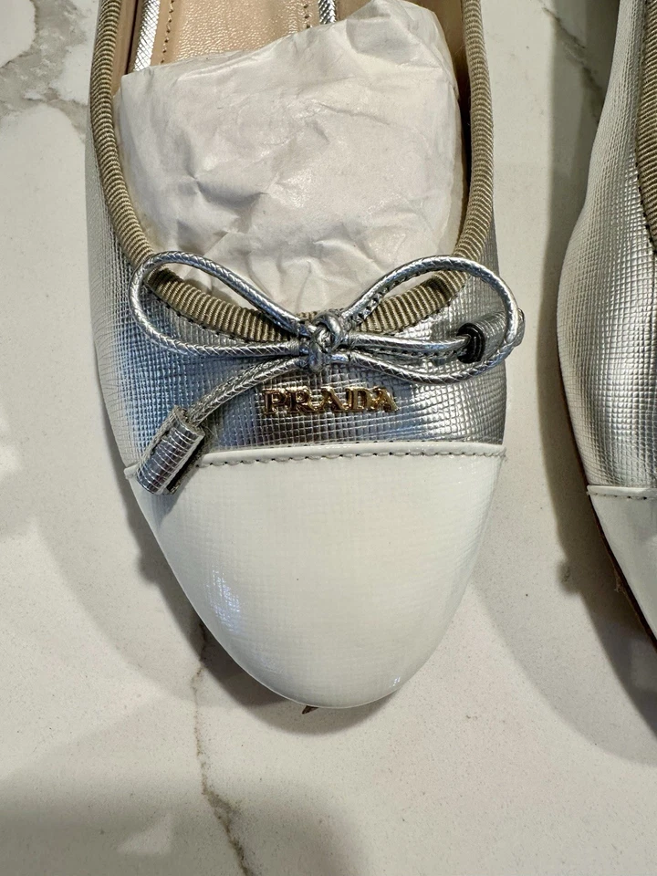 AUTÉNTICOS PISOS DE BALLET PRADA Calzature Donna EU40 Foto 3 de 4