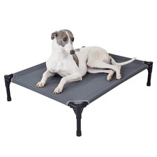 Elevated Outdoor Dog Bed - Raised Cot for Large Dogs, Heavy Duty Pet Cots Wat...