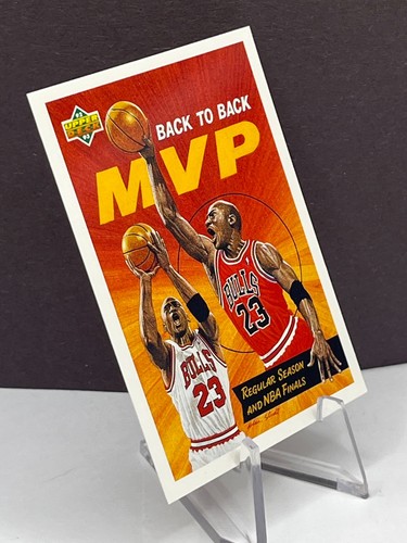 Michael Jordan 1992-93 Upper Deck Back To Back MVP Card # 67 - Picture 2 of 5