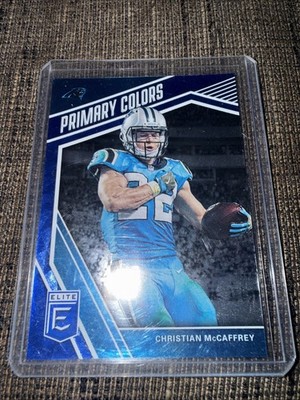 2019 Panini Donruss Elite - Primary Colors Christian McCaffrey #PC-17    /10
