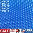 Solar Pool Cover Inground Above Ground Pools Solar Blanket 16 mil Choose Size