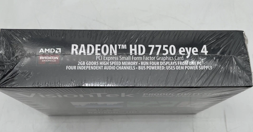 VisionTek  900798 Video Card Radeon HD 7750 Eye 4 Monitor 2GB 4k - NEW SEALED - Image 2 of 3