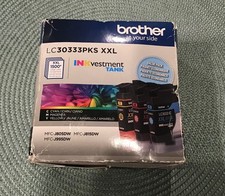 NEW GENUINE - BROTHER LC30333PKS XXL 3-PACK COLOR INK - Cyan Magenta Yellow 1/26
