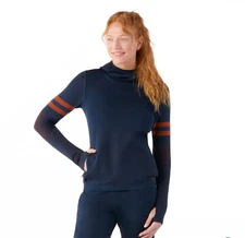 Smartwool Women's Intraknit Merino Wool Tech Pullover Hoodie Sweater Size M