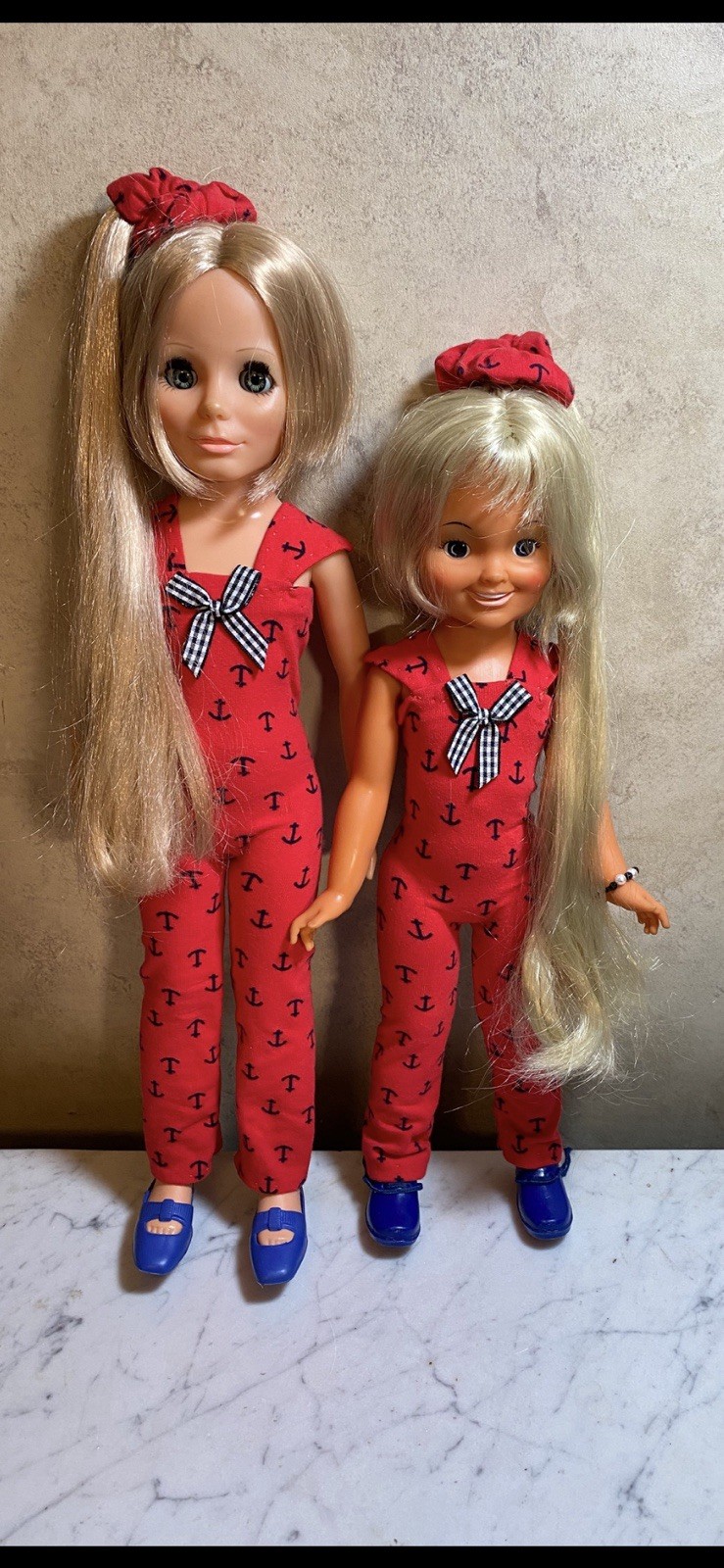 Vintage 1968 1969 Ideal 18" CRISSY KERRY AND DINA Doll With Growing Hair