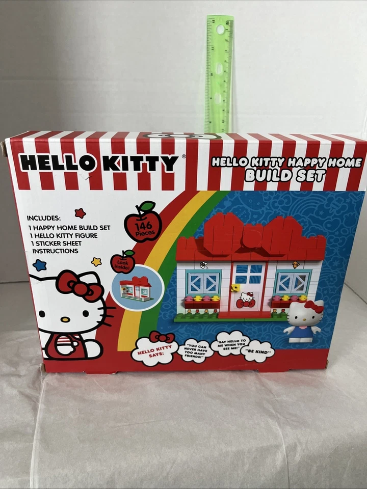 Hello Kitty Happy Home Build Set 141 Pieces, And Includes Hello Kitty Figure - Image 2 of 4