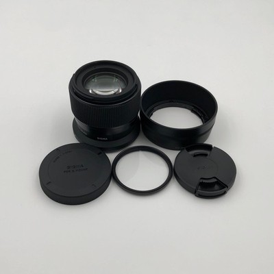 Sigma 56mm f/1.4 DC DN Lens + Hood for Nikon Z Mount Excellent