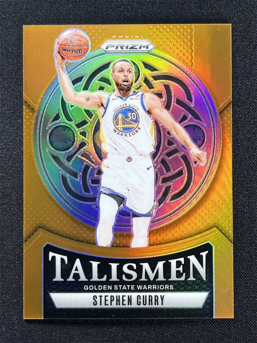 2024-25 Panini Prizm Stephen Curry #20 Orange Prizm Talismen Warriors /49