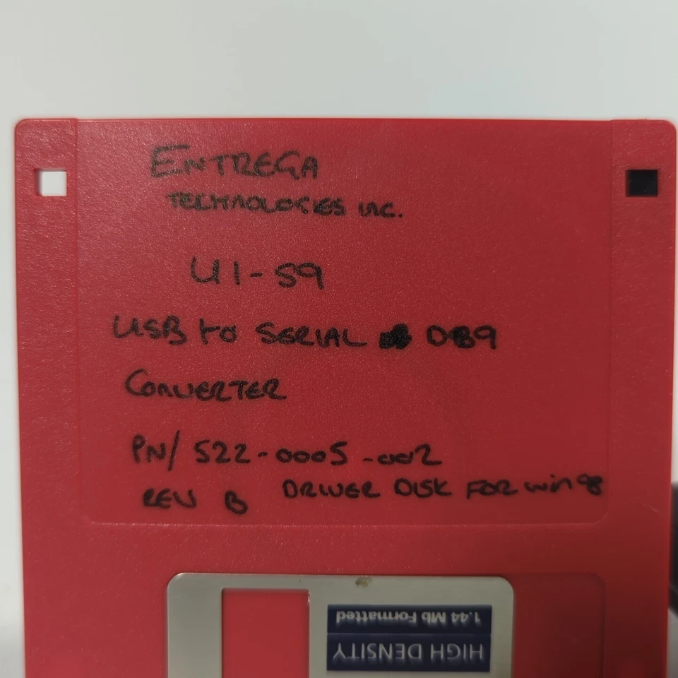 Entrega U1-S9 USB to RS232 Serial DB9 Adapter Converter with Driver Disk - Image 2 of 4