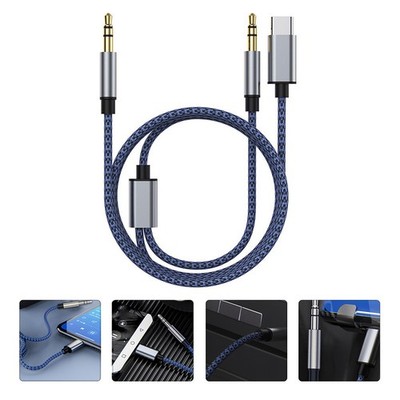 1 Stück USB C auf 3,5 mm Adapter Audio Konverter Kabel (verschiedene Farben)
