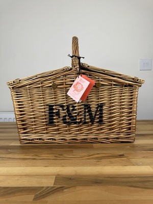 Fortnum & Mason Huntsman Picknickkorb für vier Personen - Neu - UVP 415£ - Mängel