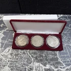 1921 PDS Morgan Silver Dollars in Littleton Packaging - Average Circulated -LT1