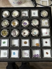 LARGE LOT OF MIXED NATURAL EARTH GEMSTONES Amethyst Emerald. Topaz Garnet +