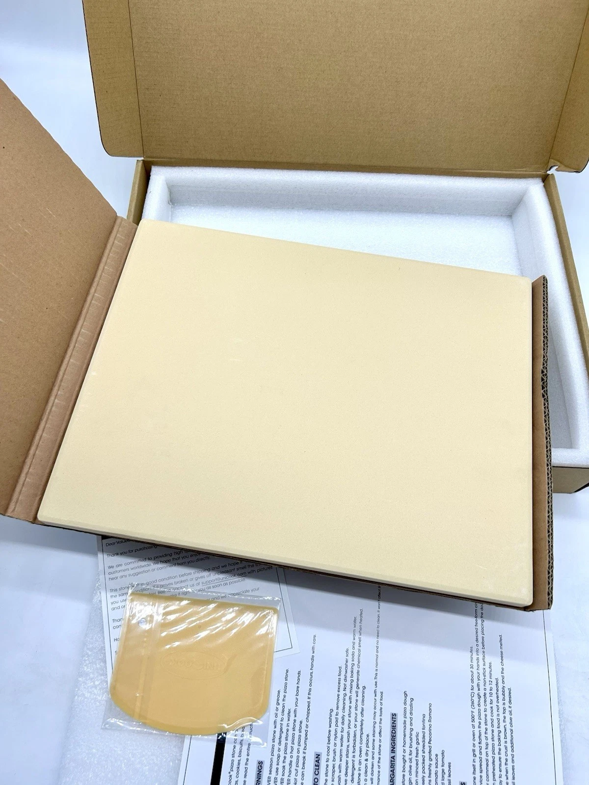 Brand New Unicook Heavy Duty Pizza Pan Baking Stone For Oven & Grill 15 X 12 In
Opens in a new windo