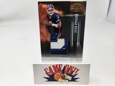 2005 Donruss Gridiron Gear #44 J.P. Losman 3-Color Jersey Patch /21 BUF sc