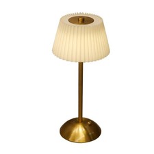 Touch Rechargeable Led Lamp with Fabric Shade Wireless Dimmable Led Table Lamp