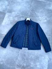 Men's POLO RALPH LAUREN Harrington Quilted Bomber Jacket Coat Tartan SZ XL EU 54
