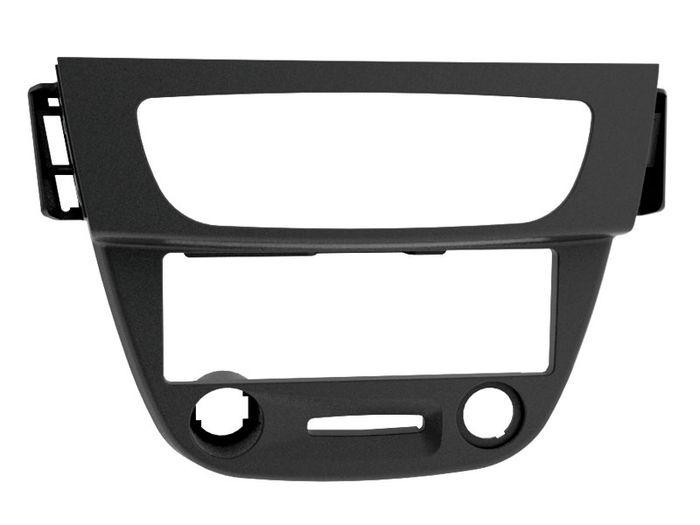 Facade autoradio Megane 3 noire antibruit avec fixation d'origine renforcée