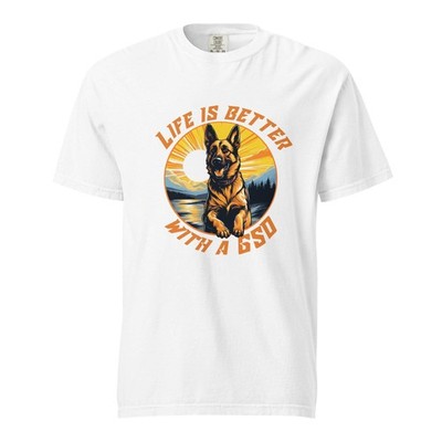 Life is Better with a GSD t-shirt
