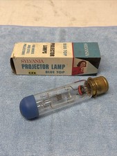 VNTG SYLVANIA BLUE TOP PROJECTOR LAMP CZX 125v 500w Original Box MADE IN USA