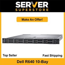 Dell PowerEdge R640 Server 2x Gold 6138  40 Cores H730P 256GB RAM 4x 1.2TB SAS