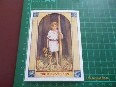 GIRLS FRIENDLY SOCIETY G.F.S. GELIEBTER SOHN CICELY MARY BARKER RELIGIÖSE POSTKARTE