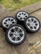 18 Inch Genuine BMW Style 350M Staggered Alloy Wheels F10 F11 5x120