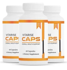 (3 Pack) VitaRise Caps, Extra Strength Advanced Vita Rise Male Performance Pills